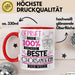 Beste Chorsängerin Der Welt Tasse Geschenk für Eine Chorsängerin Geprüft Und Sicher Geschenkidee Geburtstag Weihnachten Rot Trendation
