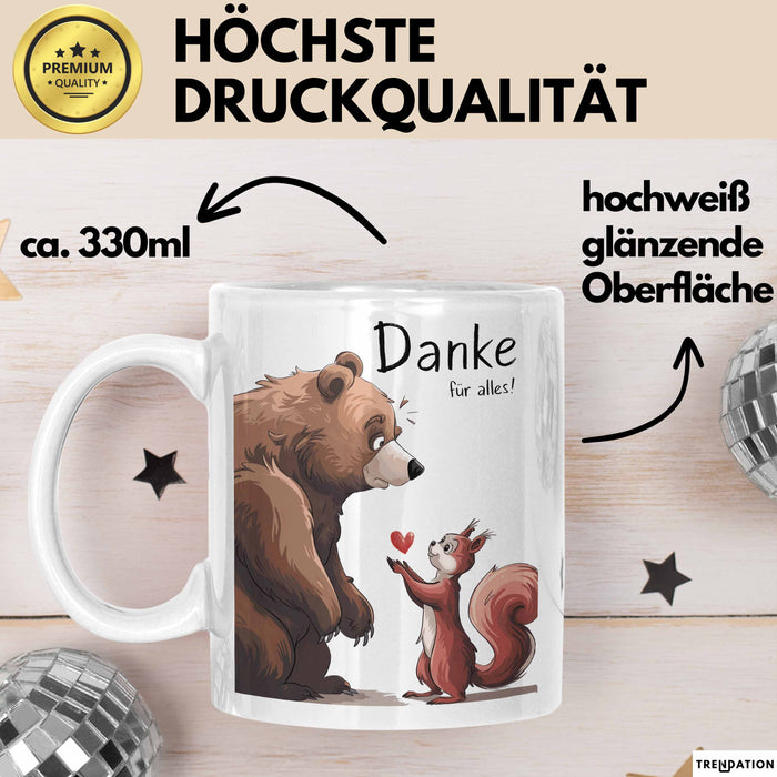 Lehrer Wertschätzung Danke Tasse Geschenk Lustige Geschenkidee Spruch Danke Für Alles Weiß Trendation