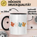 Eichhörnchen Tierliebhaber Tasse Geschenk Lustige Geschenkidee Spruch Schwarz Trendation
