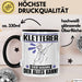 Kletterer Tasse Geschenk für Kletterer Der Mann Der Alles Kann Geschenkidee zum Geburtstag Schwarz Trendation