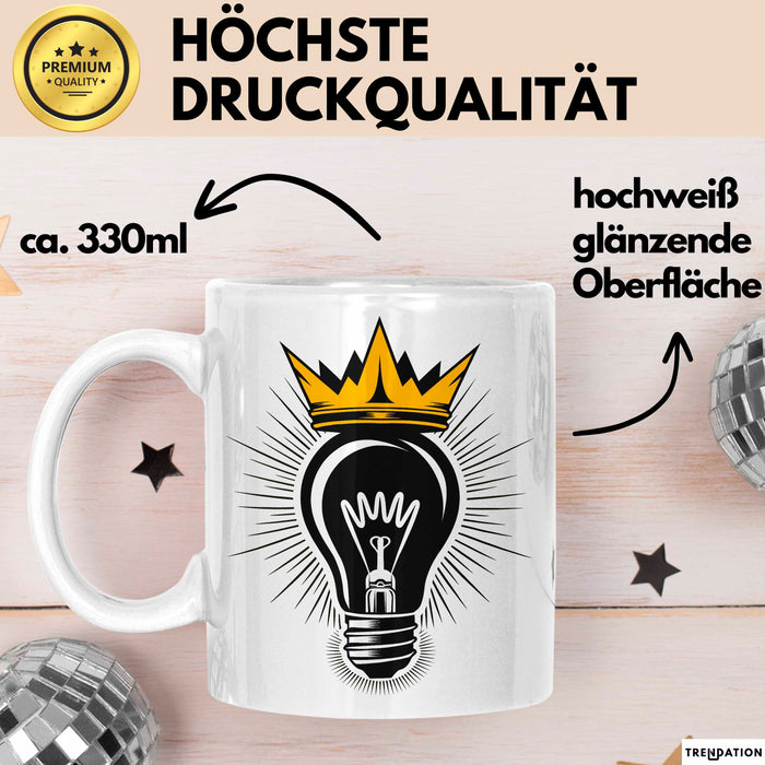 Startup Gründer Tasse Geschenkidee für Unternehmer Fans Weiß Trendation
