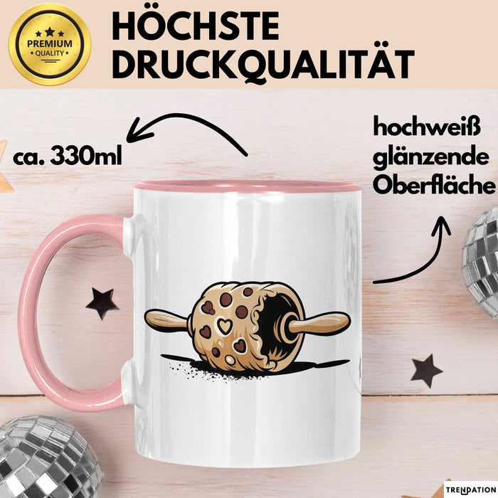 Backliebhaber Tasse Geschenkidee für Ofen Fanatiker Rosa Trendation
