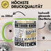 Outdoor-Koch Geschenk Kaffee-Tasse Geschenkidee für Outdoor-Koch Ich Bin Outdoor-Koch Ich Kann Es Dir Erklären Jedoch Nicht Für Dich Verstehen Spruch Lustig Grün Trendation