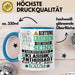 Klassik-Enthusiast Geschenk Tasse Lustiger Spruch Erheben Sie Sich Der Klassik-Enthusiast Betritt den Raum Blau Trendation