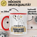 Squash-Spieler Geschenk Tasse So Gut Kann Nur Ein Squash-Spieler Aussehen Geschenkidee Kaffee-Becher Rot Trendation