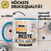 Beste Ultraläuferin Der Welt Tasse Geschenk für Eine Ultraläuferin Geprüft Und Sicher Geschenkidee Geburtstag Weihnachten Blau Trendation