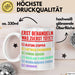 Rettungsdienst Notfallsanitäter Tasse Geschenk Lustige Geschenkidee Spruch Erst Behandeln Was Zuerst Tötet Weiß Trendation