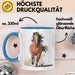Reiter Tasse Geschenk Lustige Geschenkidee Spruch Für Reitsport Liebhaber Blau Trendation