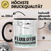 Fluglotse Geschenk Tasse Ich Bin Fluglotse Aber Sag Doch Einfach Superheld Lustige Geschenkdiee für Fluglotse Kaffee-Becher Schwarz Trendation