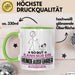 Hundeausführer Geschenk Tasse So Gut Kann Nur Ein Hundeausführer Aussehen Geschenkidee Kaffee-Becher Grün Trendation
