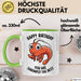 Geburtstagsfeier Garnele Tasse Geschenk Lustige Geschenkidee Spruch Alles Gute Zum Geburtstag Du Bist Shrimply Der Beste Grün Trendation