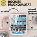 Meerschweinchenfreund Geschenk Tasse Lustiger Spruch Erheben Sie Sich Der Meerschweinchenfreund Betritt den Raum Rosa Trendation