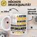 Opernsänger Geschenk Tasse Lustiger Spruch Erheben Sie Sich Der Opernsänger Betritt den Raum Weiß Trendation