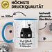 Neues Zuhause Eigentümer Tasse Geschenk Lustige Geschenkidee Spruch Viel Glück In Den Neuen 4 Wänden Blau Trendation