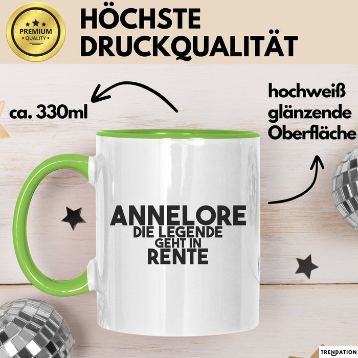 Annelore Tasse Annelore – Die Legende Geht In Rente Geschenk