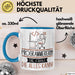 Programmiererin Geschenk Tasse Becher Die Frau Die Allen Kann Geschenkidee für eine Programmiererin Lustig Blau Trendation