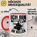 Schlagzeug-Spieler Geschenk Drummer Tasse Geschenkidee Spruch Ich Bin Dann Mal Im Keller Schlagzeuger Rot Trendation
