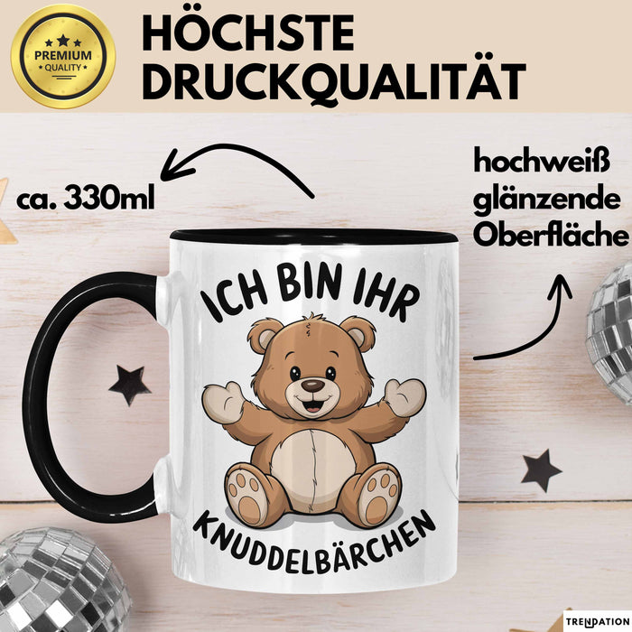 Teddybär Valentinstag Tasse Geschenk Kuscheliger kleiner Bär Trendation