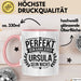 Ursula Tasse Geschenk Perfekt Sein Kann Jeder Geschenkidee Geburtstag Rosa Trendation