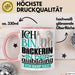 Bäckerin Ausbildung Start Geschenk Tasse Ich Bin Bäckerin In Der Ausbildung Ich Darf Das Kaffee-Becher Geschenkidee Rosa Trendation