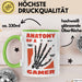 Gamer Geschenk Tasse Anatomy Of A Gamer Zocker Lustige Geschenkidee Grün Trendation