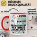 Rettungssanitäter Geschenk Tasse Lustiger Spruch Erheben Sie Sich Der Rettungssanitäter Betritt den Raum Rot Trendation