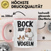 Lustige Tasse Geschenk Bock Auf Voegeln Geschenkidee Witzig Erwachsene Rosa Trendation