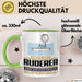 Ruderer Geschenk Tasse Ich Bin Ruderer Aber Sag Doch Einfach Superheld Lustige Geschenkdiee für Ruderer Kaffee-Becher Grün Trendation