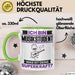 Musikstudent Tasse Geschenk für Musikstudent Geburtstag Lustiger Spruch Kaffee-Becher Was Ist Deine Superkraft Grün Trendation