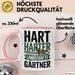 Garten Pflanzen Gärtner Tasse Geschenk Lustige Geschenkidee Spruch Hart Härter Landschaftsgärtner Rosa Trendation