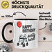 Geburtstagsfeier Tasse Geschenk Lustige Geschenkidee Spruch Alles Gute Zum Geburtstag Feier Richtig Trendation