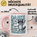 Büro Arbeit Kollege Tasse Becher Geschenk Lustige Geschenkidee Spruch Danke Für Die Tolle Zeit Mit Dir Wir Werden Dich Sehr Vermissen Rosa Trendation