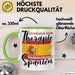 Spanier Tasse Geschenk Ich Brauche Keine Therapie Ich Muss Nur Nach Spanien Geschenkidee Kaffee-Becher Grün Trendation