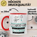 Country-Fan Weil Es Keinen Schöneren Beruf Gibt Tasse Geschenk für Eine Country-Fan Lustig Rot Trendation