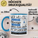 Popsängerin Tasse Geschenk Spruch Wer Will Schon Prinzessin Sein Wenn Man Auch Popsängerin Sein Kann Blau Trendation
