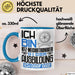 Kfz-Mechatroniker Ausbildung Tasse Geschenk Ich Bin Kfz-Mechatroniker In Der Ausbildung Ich Darf Das Geschenkidee Spruch Blau Trendation