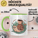 Morgenhasser Tasse Geschenkidee für Muffel Grün Trendation