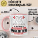 Wrestler Geschenk Tasse So Gut Kann Nur Ein Wrestler Aussehen Geschenkidee Kaffee-Becher Rosa Trendation
