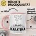 Karateka Geschenk Tasse So Gut Kann Nur Ein Karateka Aussehen Geschenkidee Kaffee-Becher Rosa Trendation