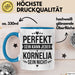 Kornelia Tasse Geschenk Perfekt Sein Kann Jeder Geschenkidee Geburtstag Blau Trendation