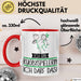 Geschenk für Rugbyspielerin Tasse Lustige Geschenkidee Geburtstag Ich Bin Rugbyspielerin Ich Darf Das Rot Trendation