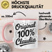 Claudia Tasse Geschenk Original 100% Claudia Geschenkidee Geburtstag Rosa Trendation