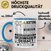 Schwägerschaft Geschenk Tasse Lustiger Spruch Erheben Sie Sich Der Schwägerschaft Betritt den Raum Blau Trendation