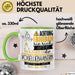 Vogelliebhaberin Tasse Geschenk Lustiger Spruch Bitte Erheben Sie Sich Seine Majestät Die Vogelliebhaberin Betritt Den Raum Grün Trendation