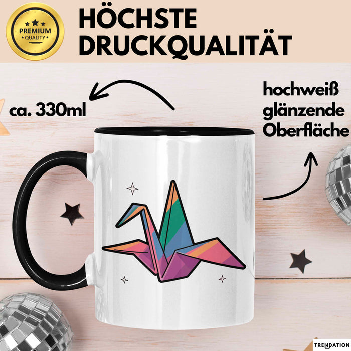 Origami Fan Tasse Geschenk Lustige Geschenkidee Spruch Für Papier Künstler Trendation
