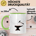 Schmied Tasse Geschenk Lustige Geschenkidee Spruch Für Metall Arbeiter Grün Trendation