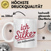 Silke Tasse Geschenk Ich Bin Vollkommen Silke Geschenkidee Geburtstag Weiß Trendation