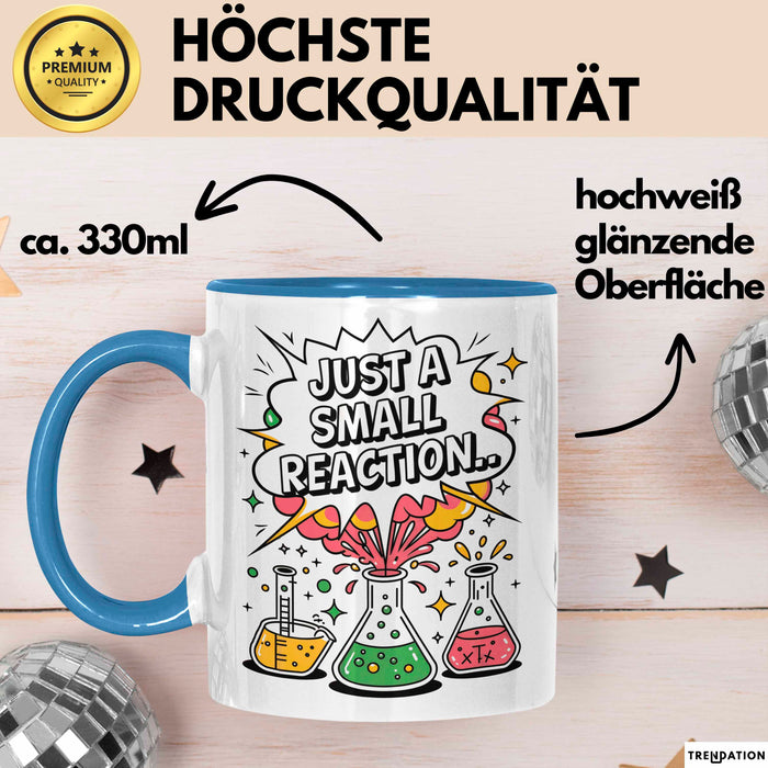 Chemiker Tasse Geschenk Lustige Geschenkidee Spruch Für Reaktions Fans Blau Trendation