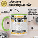 Laufgruppenleiter Tasse Geschenk für Laufgruppenleiter Geburtstag Lustiger Spruch Kaffee-Becher Was Ist Deine Superkraft Grün Trendation