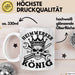 Heimwerker Geschenk Tassen Partner-Tassen Kaffee-Becher Heimwerker König Männer Weiß Trendation